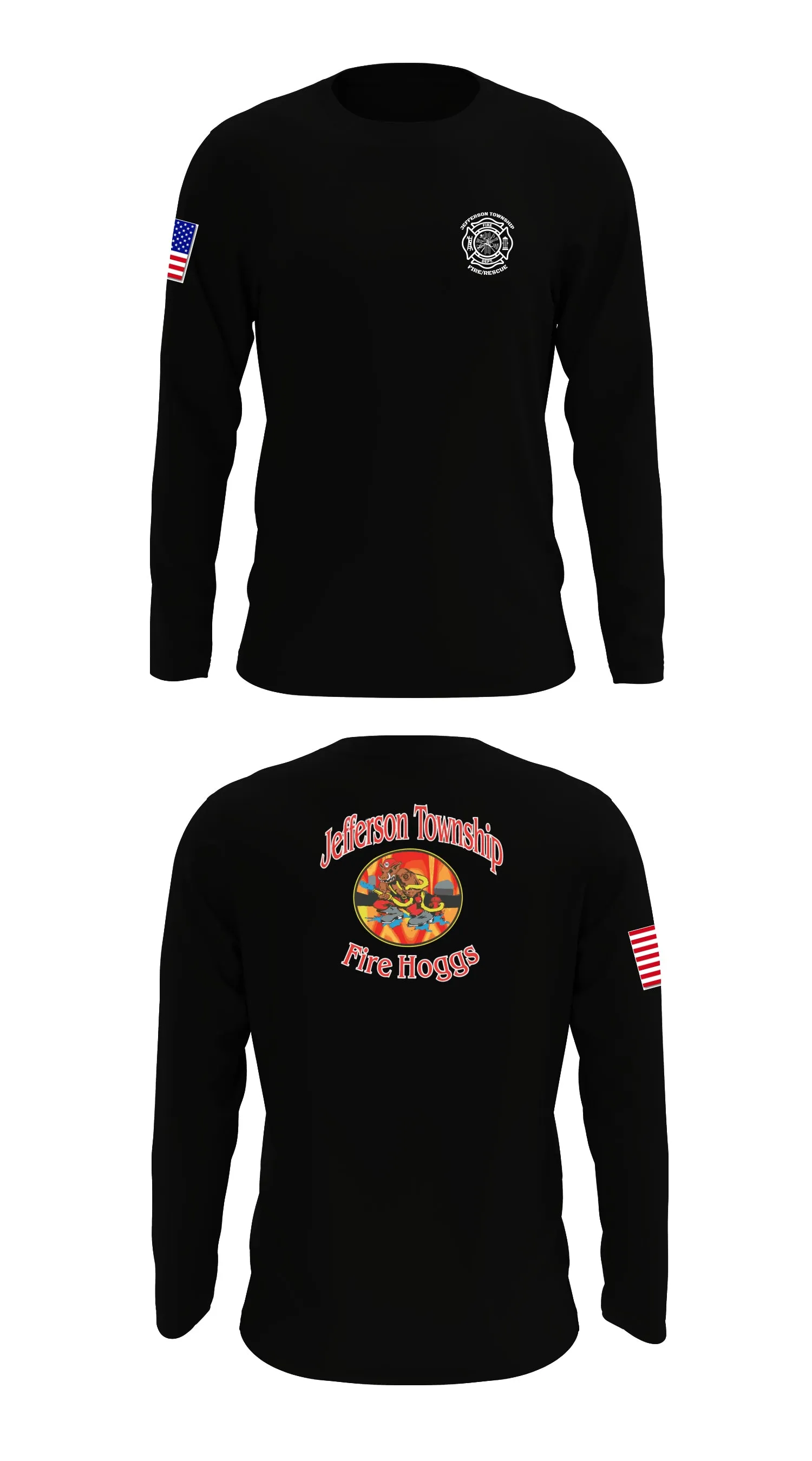 Jefferson Twp Fire/Rescue Store 1 Core Men's LS Performance Tee - 69632156529
