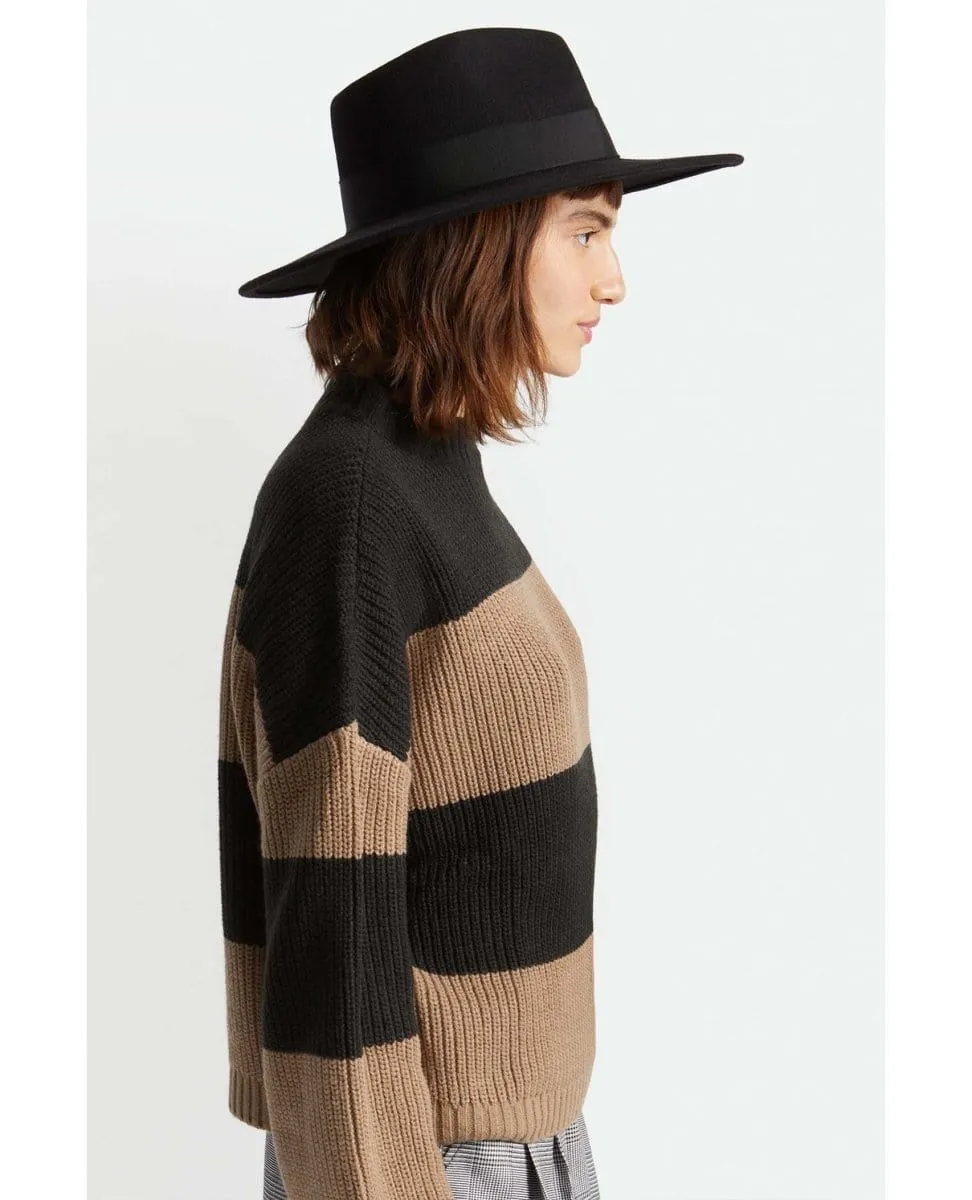 Joanna Felt Packable Hat Black