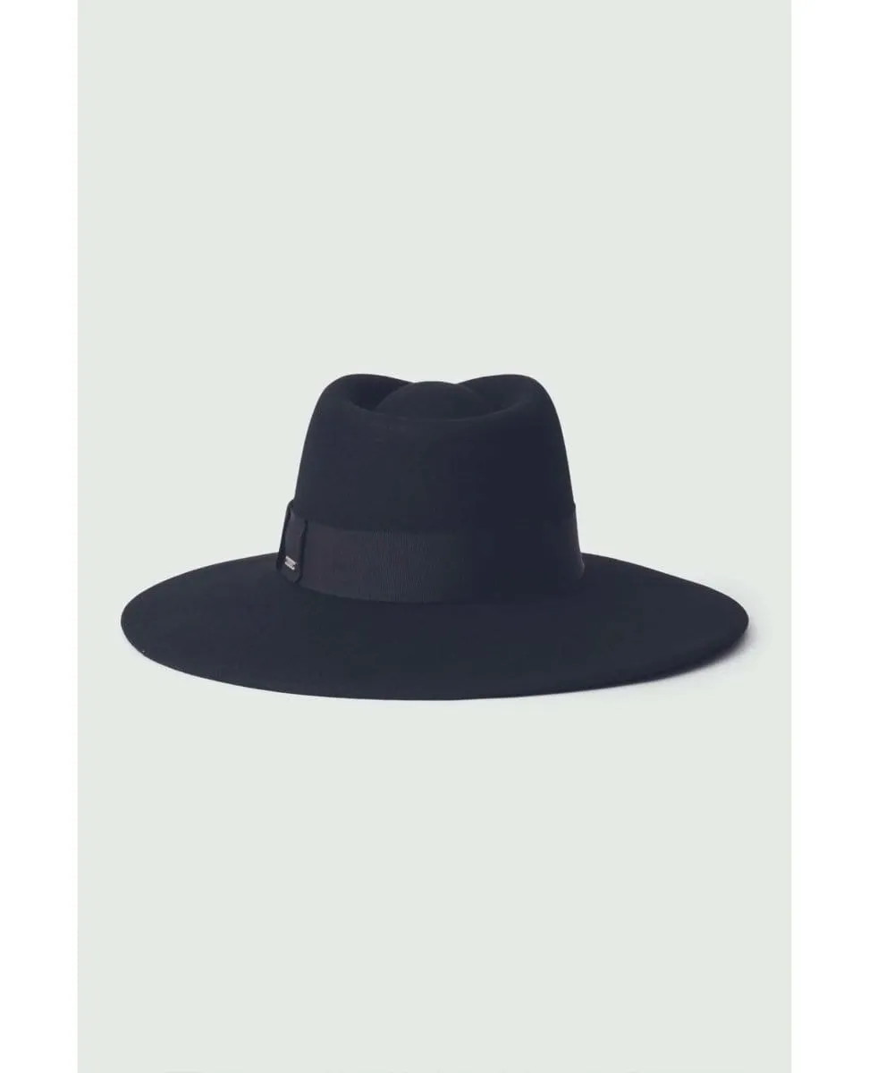 Joanna Felt Packable Hat Black