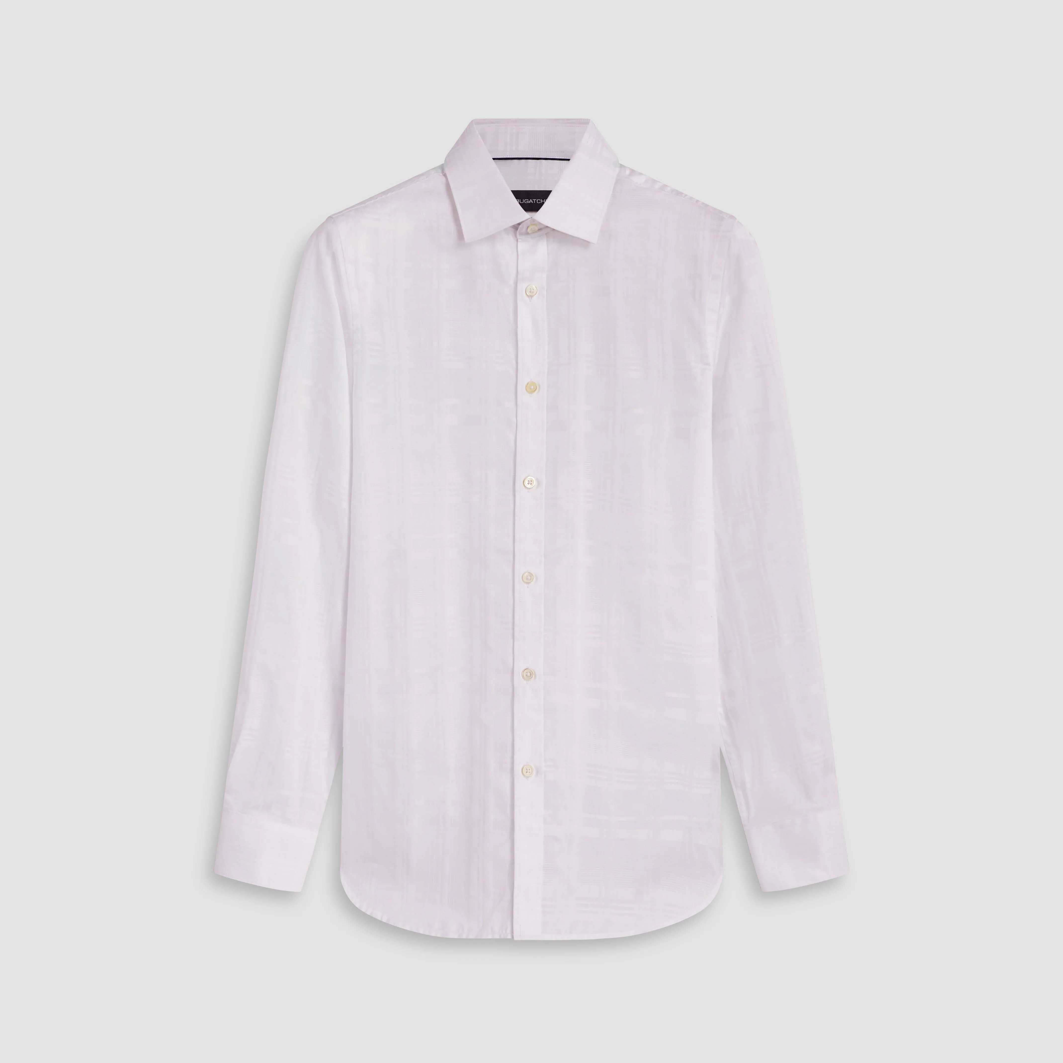 Julian Tonal Plaid Jacquard Shirt