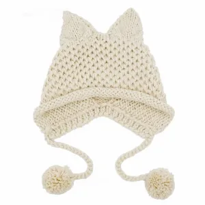 Kawaii Cat Ears Knit Hat