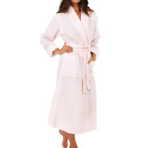 Kayanna Waffle Shawl Long Spa Robe