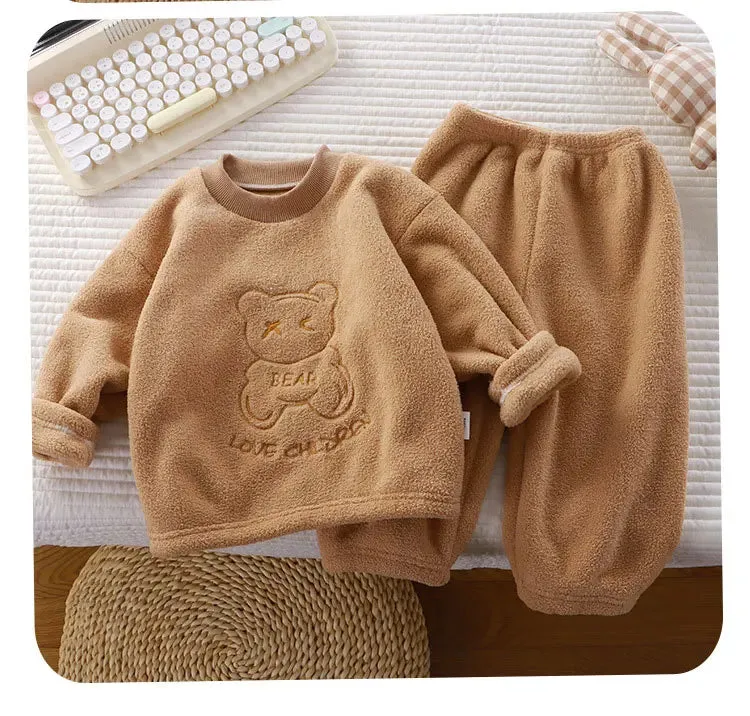 Kids' Flannel Pajama Set