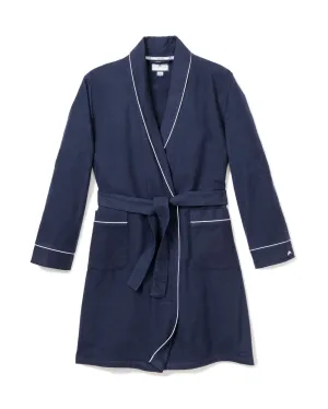 Kid's Navy Flannel Robe