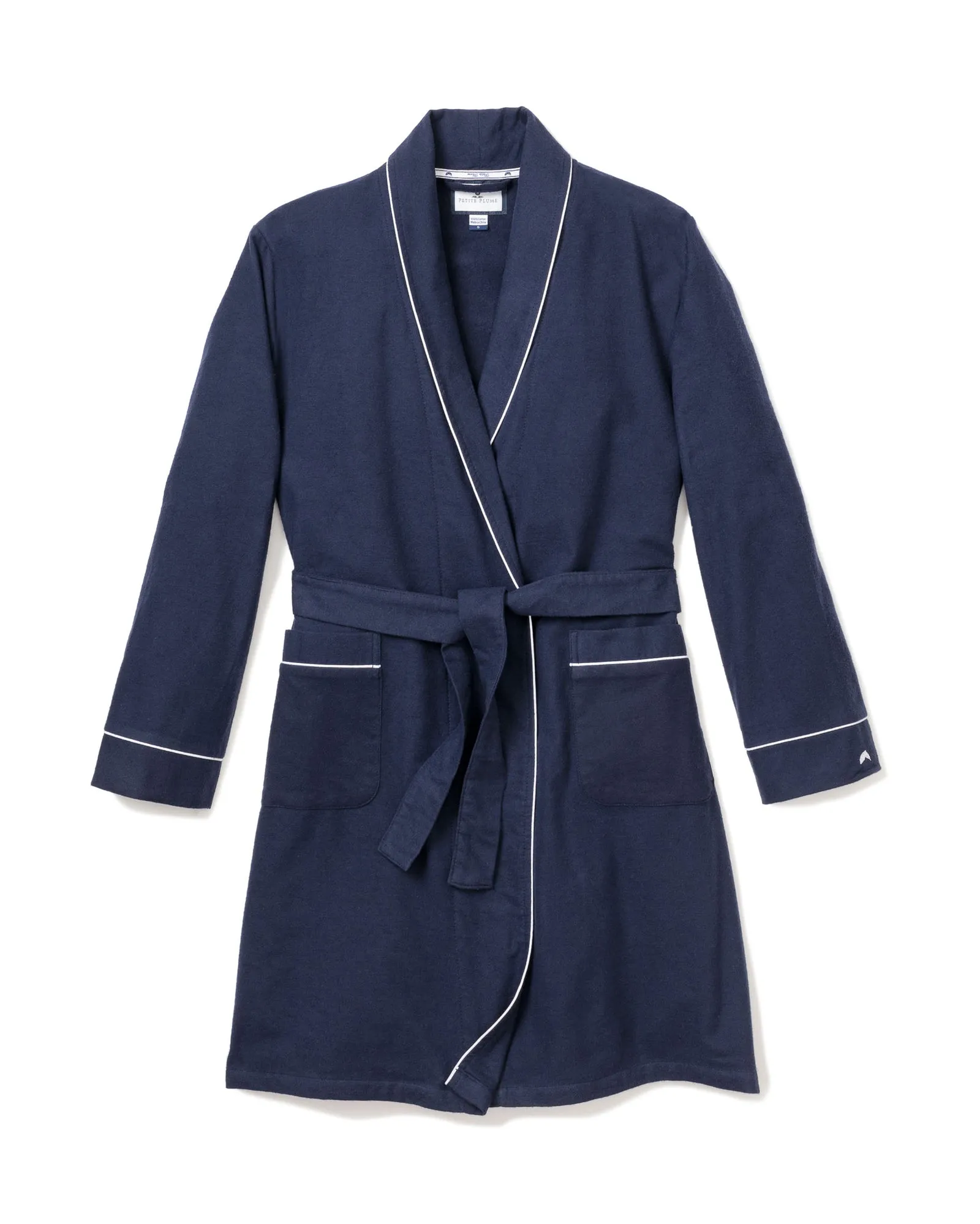 Kid's Navy Flannel Robe