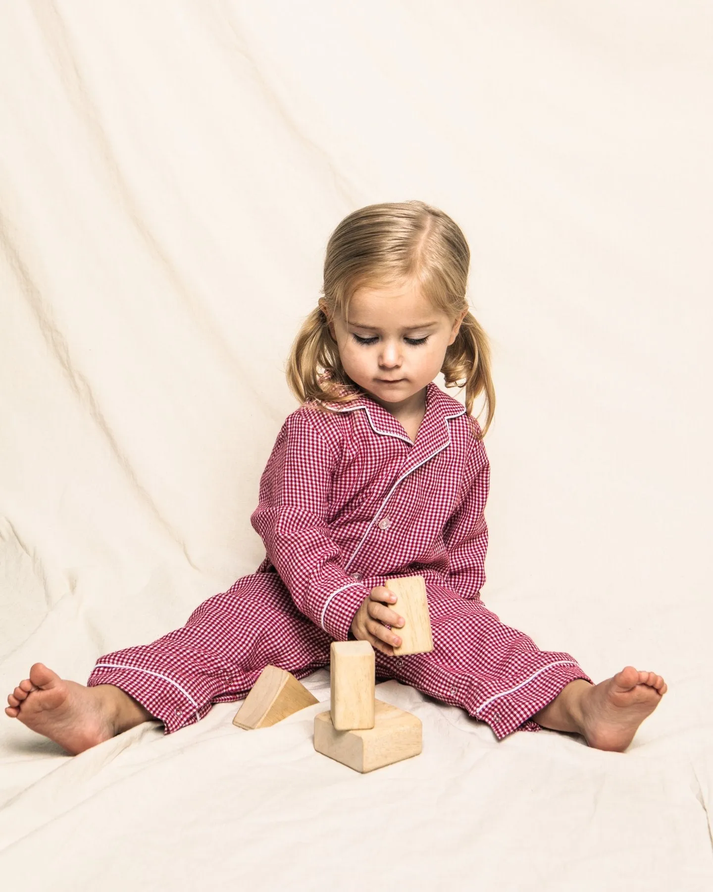 Kids Romper Red Mini Gingham