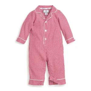 Kids Romper Red Mini Gingham