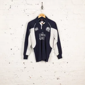 Kids Scotland 2005 Canterbury Long Sleeve Rugby Shirt - Blue - L Boys