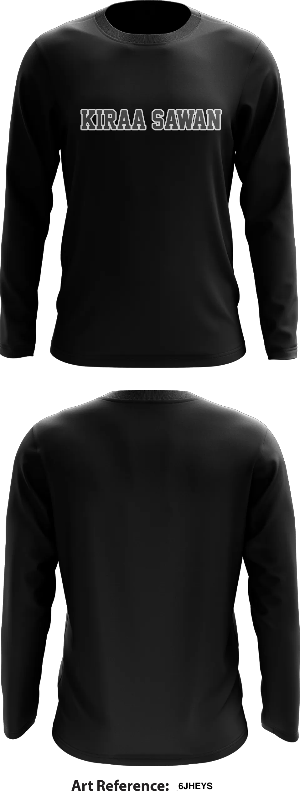 Kiraa Sawan  Store 1 Core Men's LS Performance Tee - 6jHeys