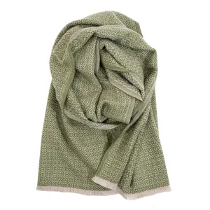 Koli Super Soft Merino Scarf, Beige-Olive