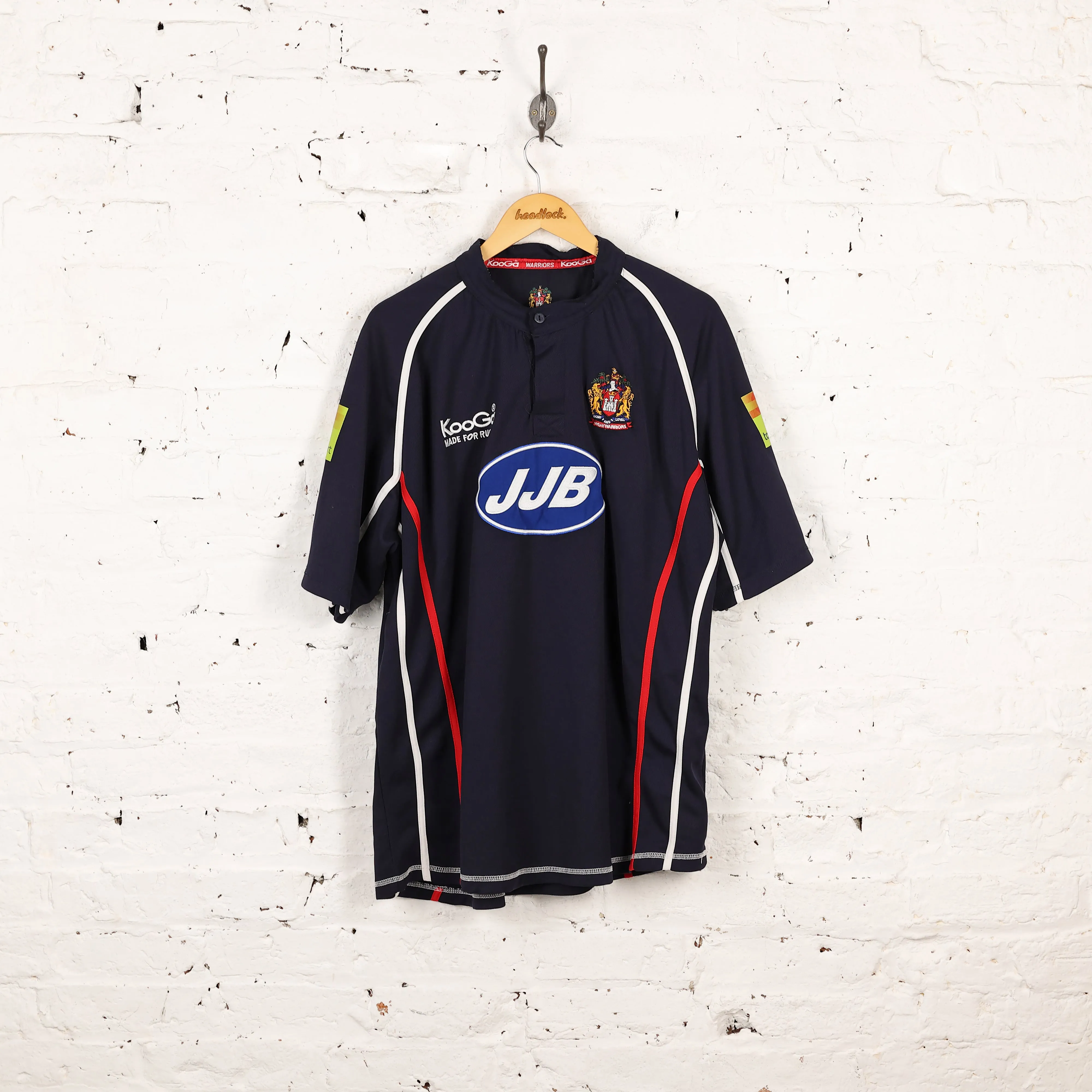 Kooga Wigan Warriors 2008 Away Rugby Shirt - Blue - XXXL