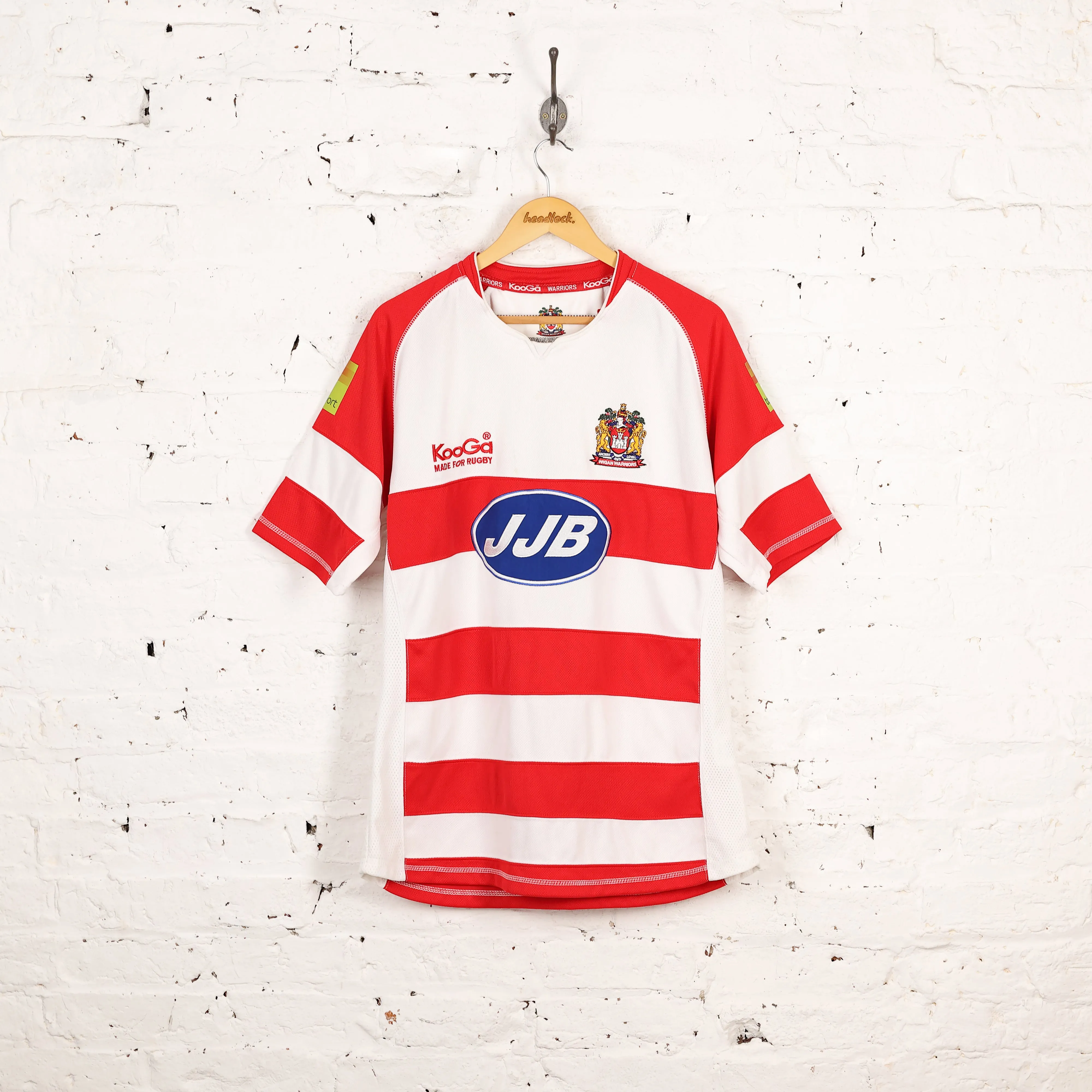 Kooga Wigan Warriors Rugby Shirt - Red - L