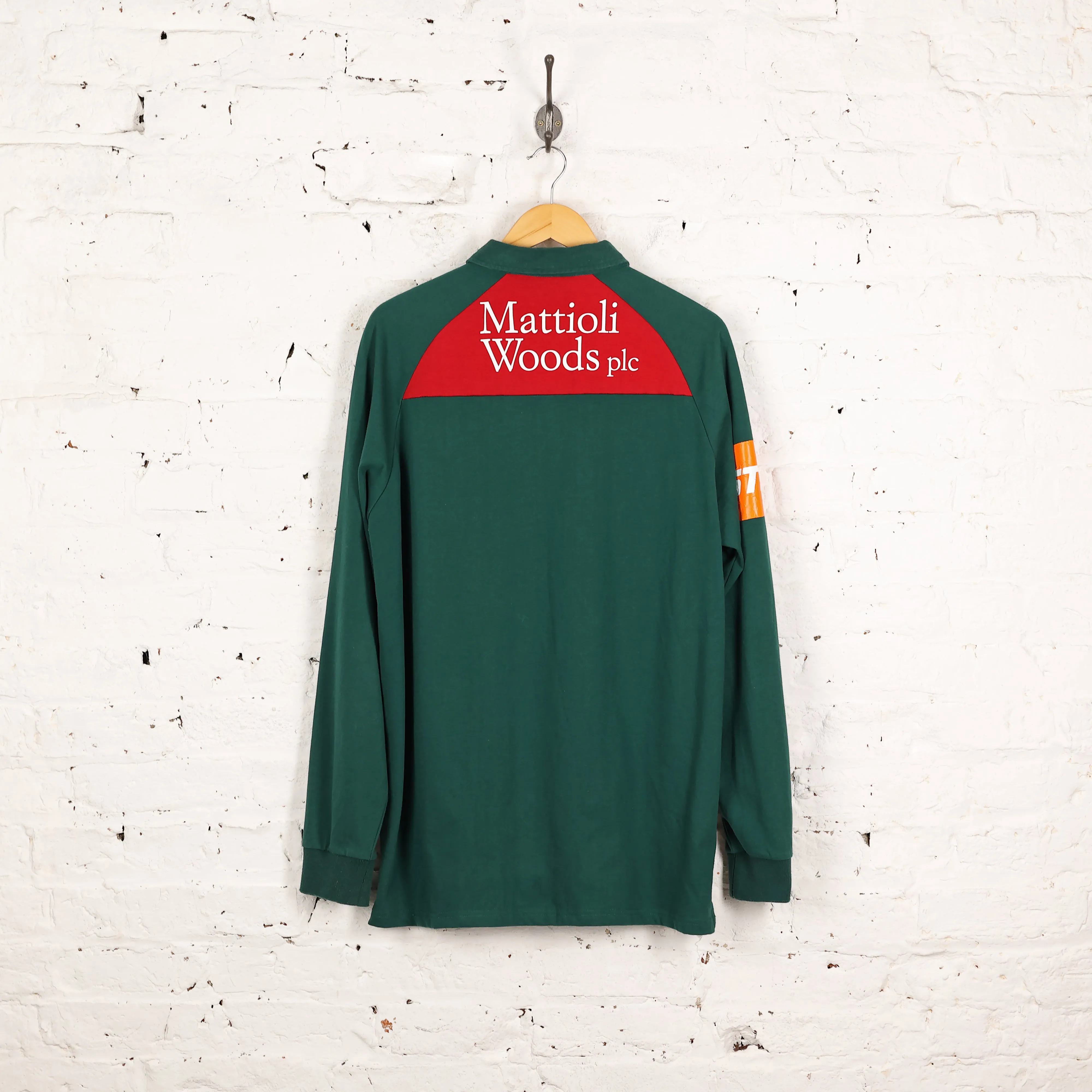 Kukri Leicester Tigers Long Sleeve Rugby Shirt - XXL - Green