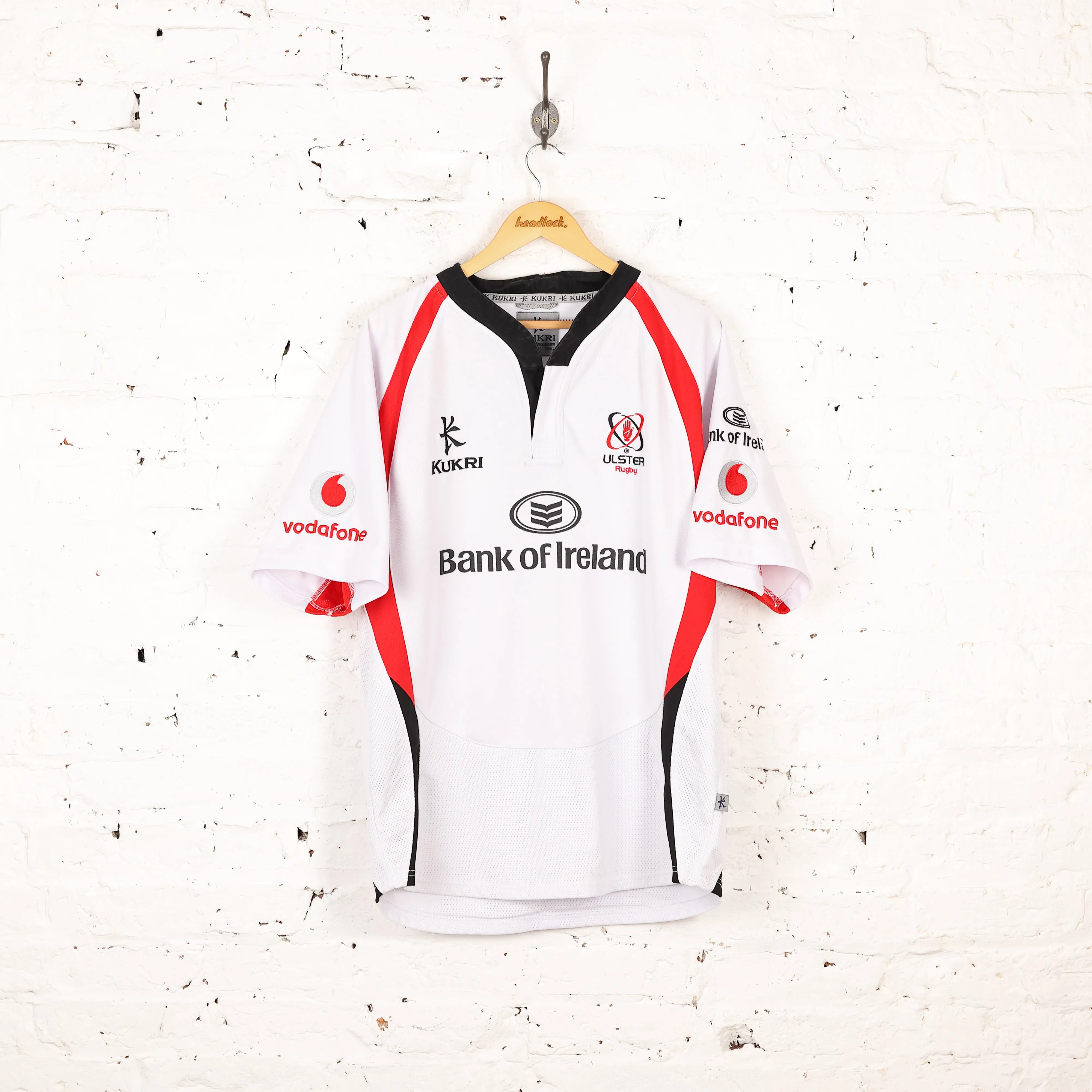 Kukri Ulster 2008 Home Rugby Shirt - White - XL