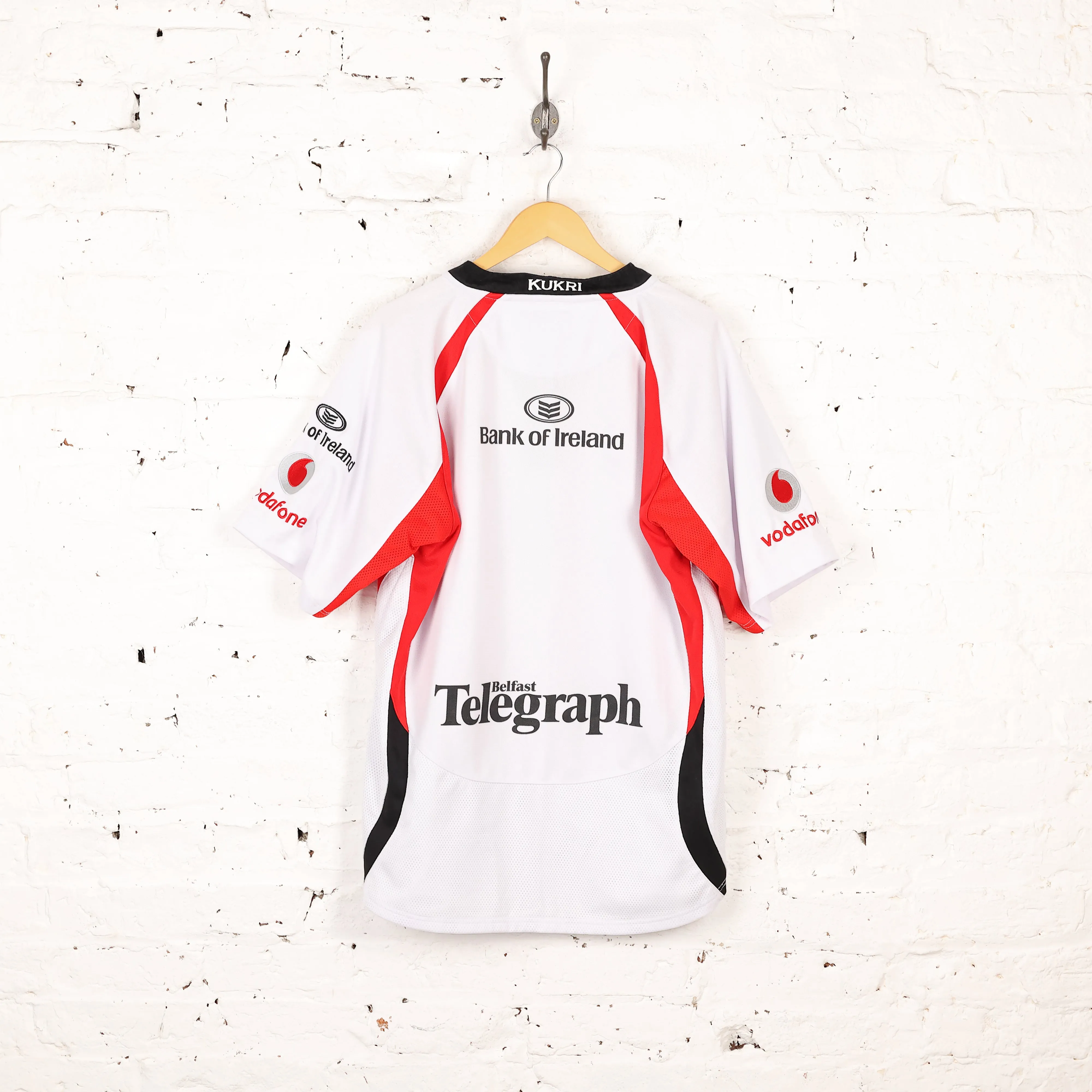 Kukri Ulster 2008 Home Rugby Shirt - White - XL