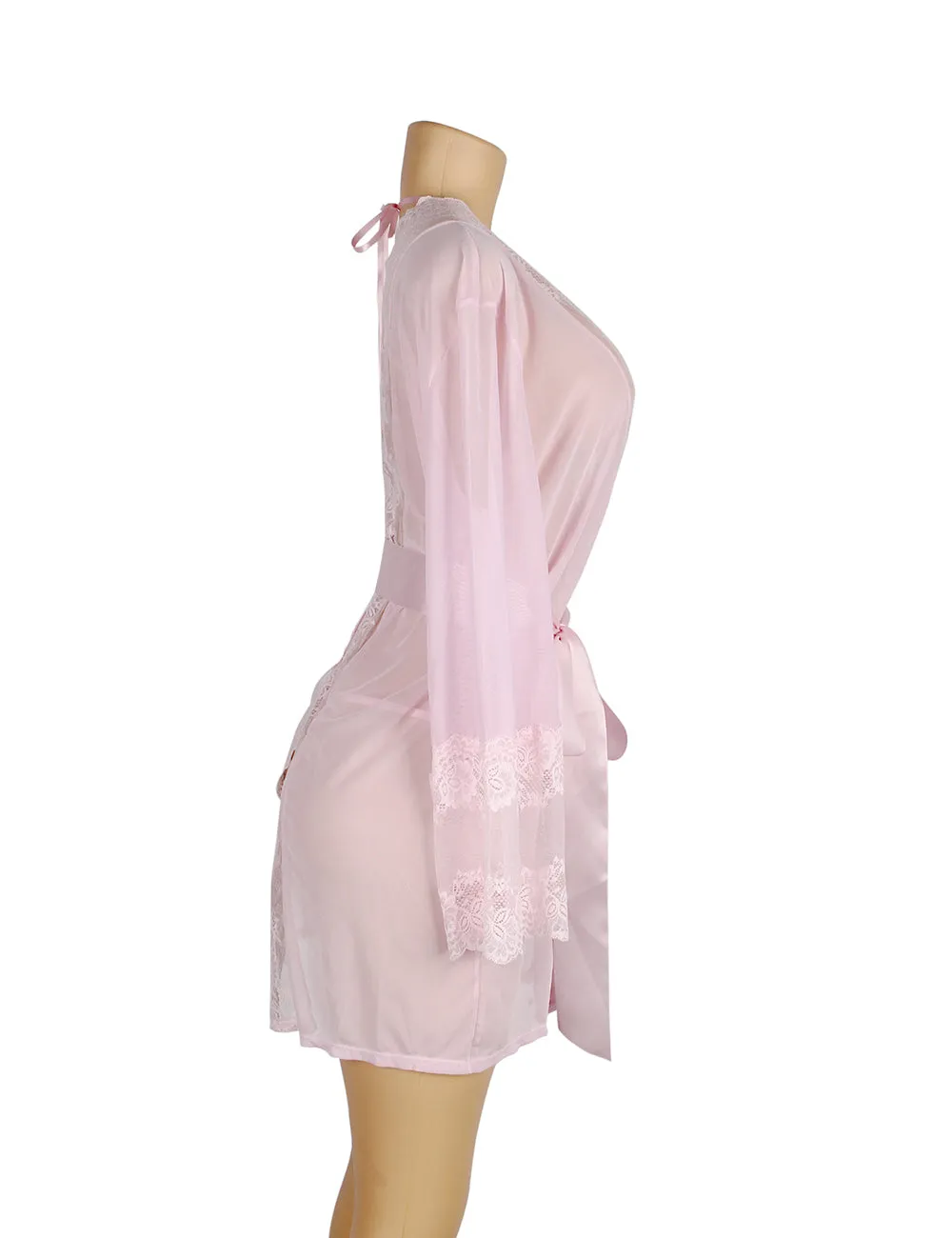 LACE AND MESH ROBE EGYPT WITH G-STRING