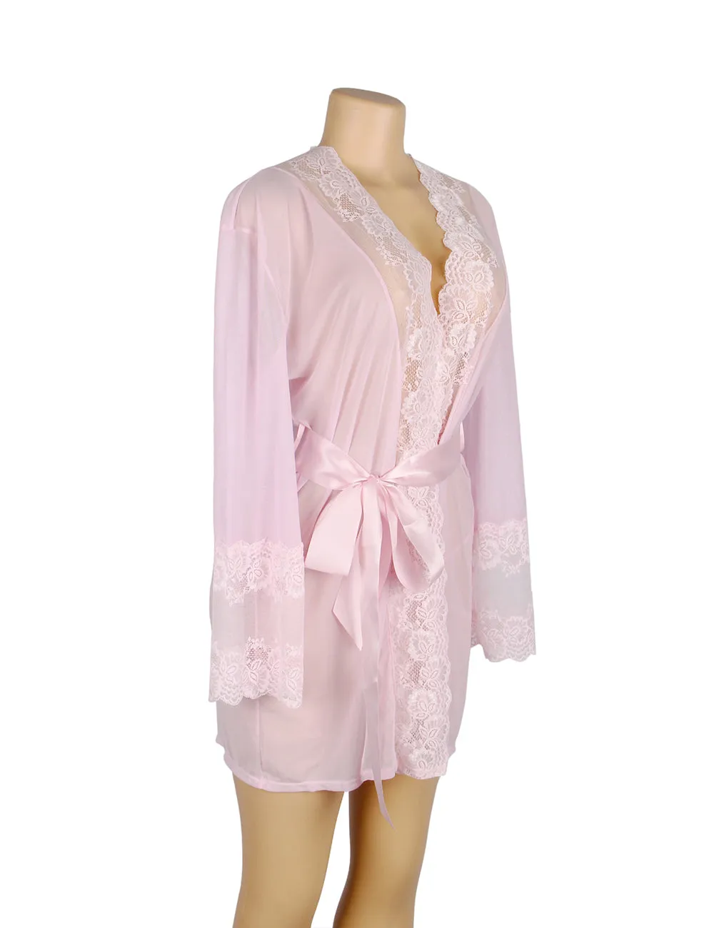 LACE AND MESH ROBE EGYPT WITH G-STRING
