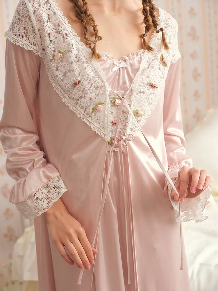 Lace Blooming Reverie Nightdress Set