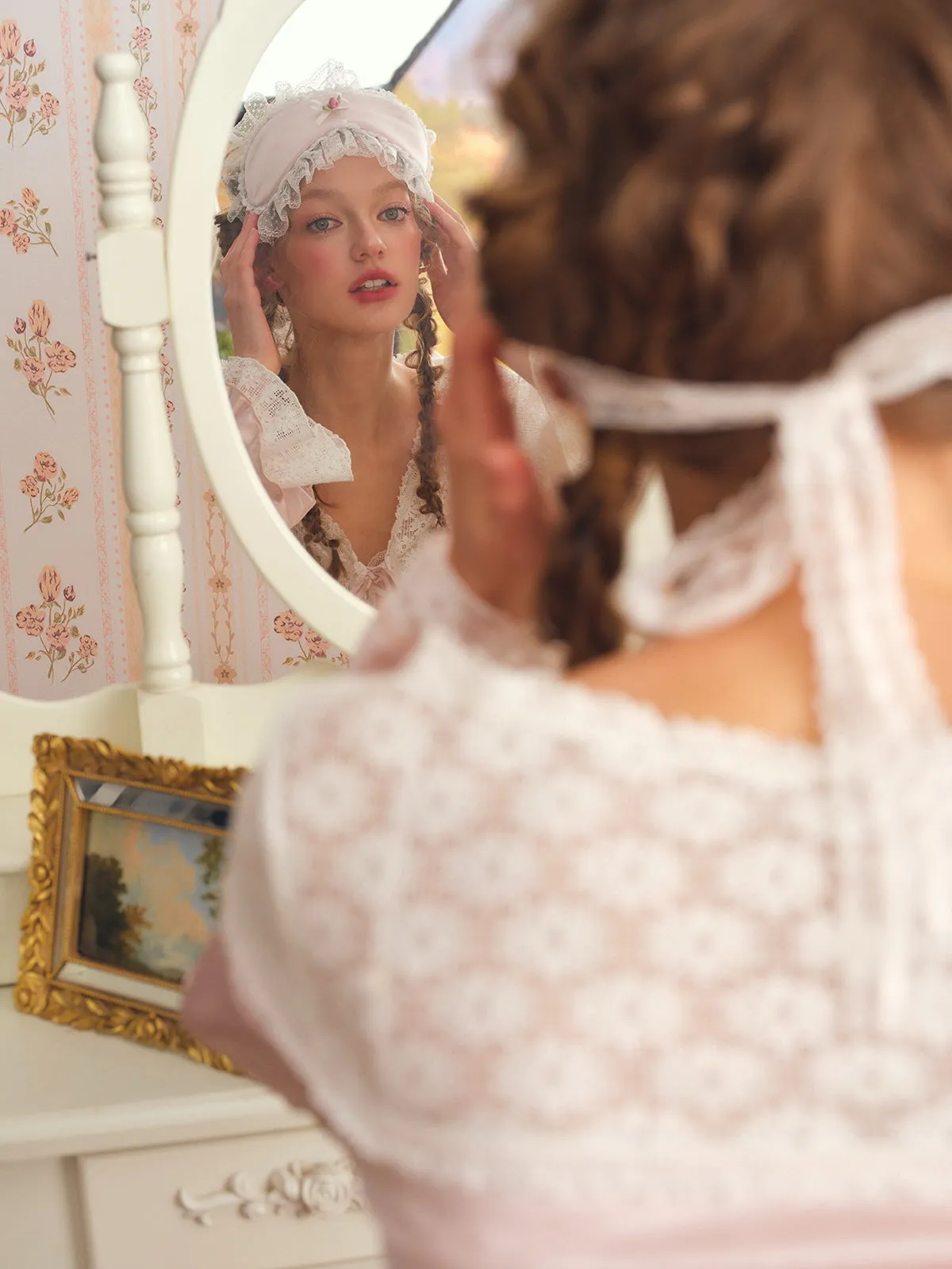Lace Blooming Reverie Nightdress Set