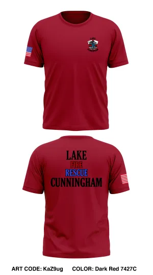 Lake Cunningham Fire Department Store 1 Core Men's SS Performance Tee - KaZ9ug