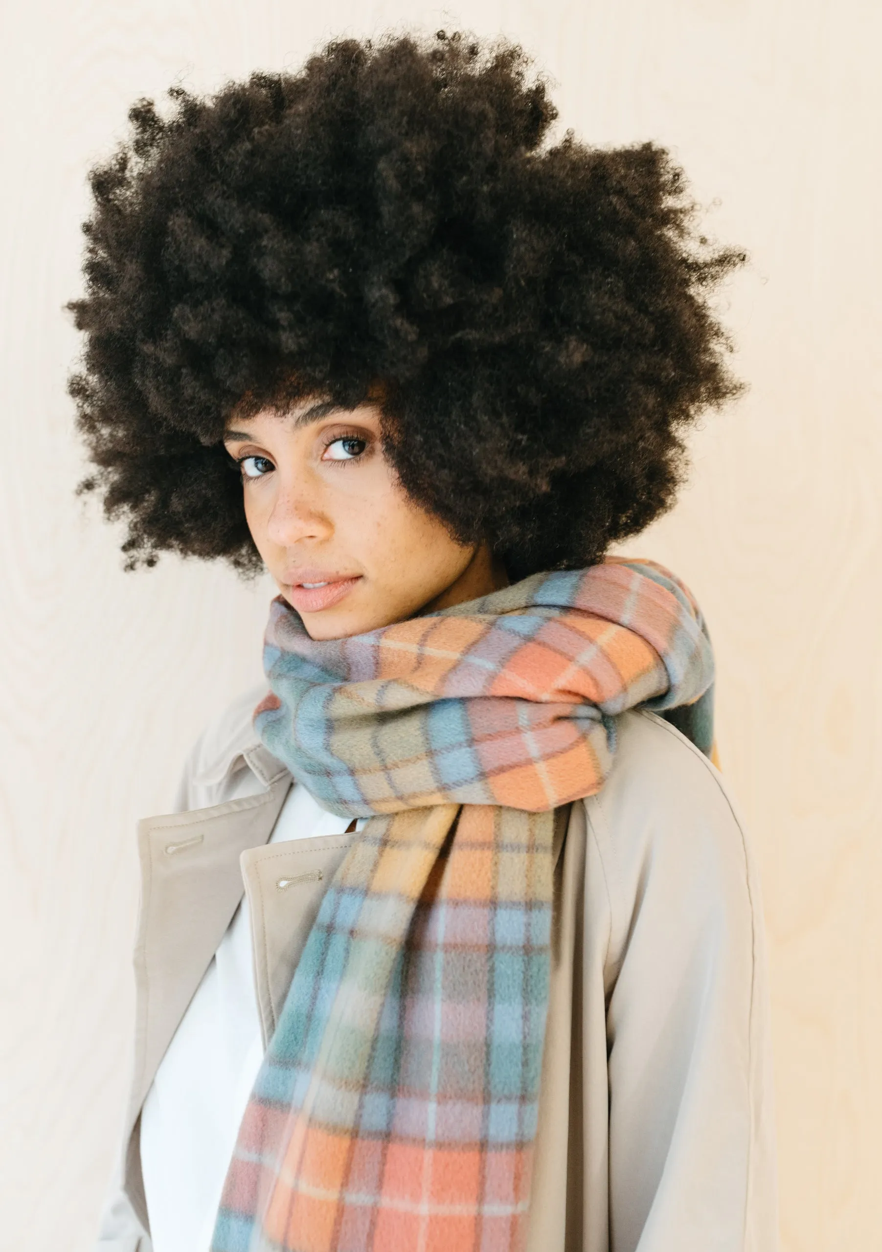 Lambswool Blanket Scarf in Buchanan Antique Tartan