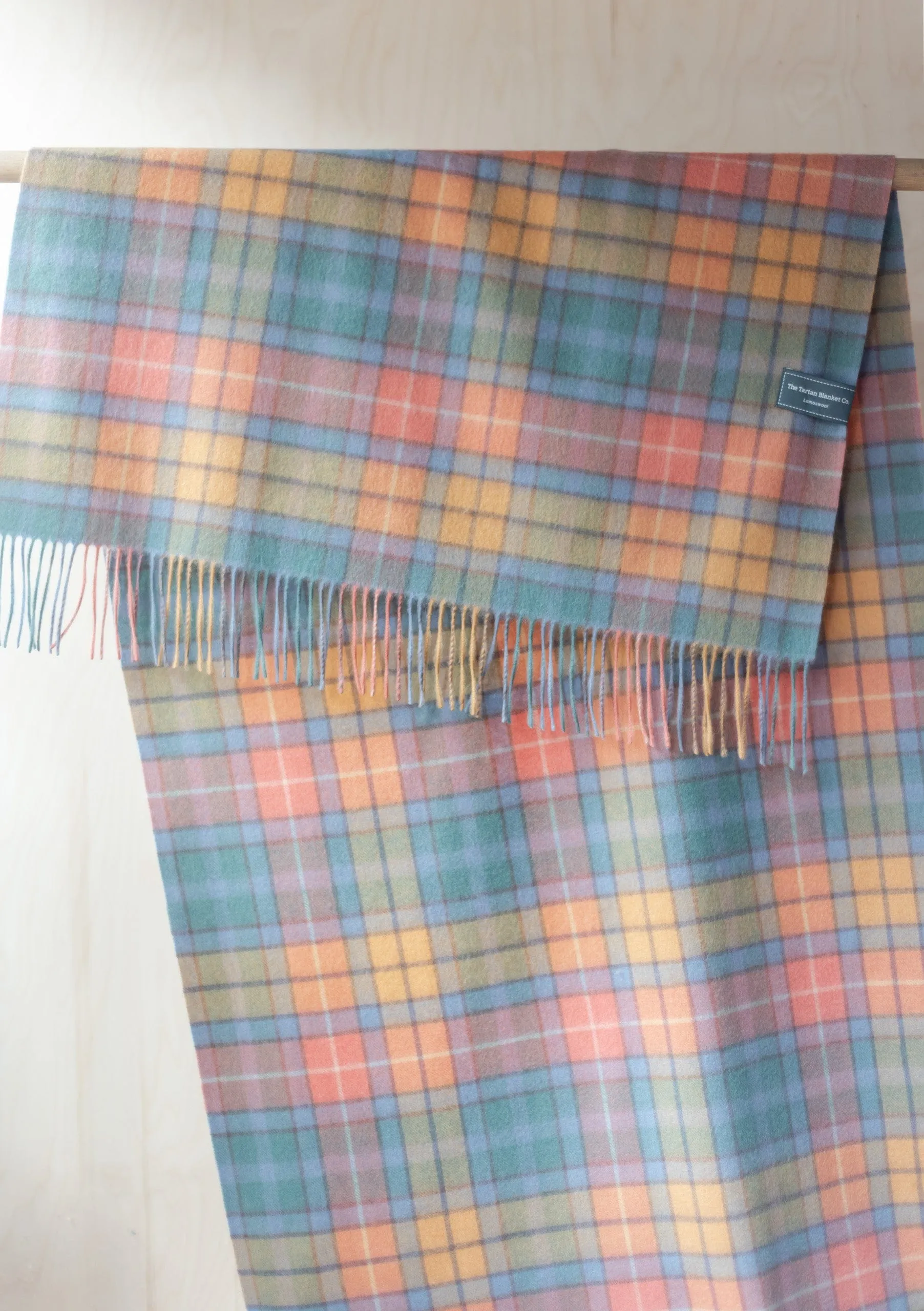 Lambswool Blanket Scarf in Buchanan Antique Tartan
