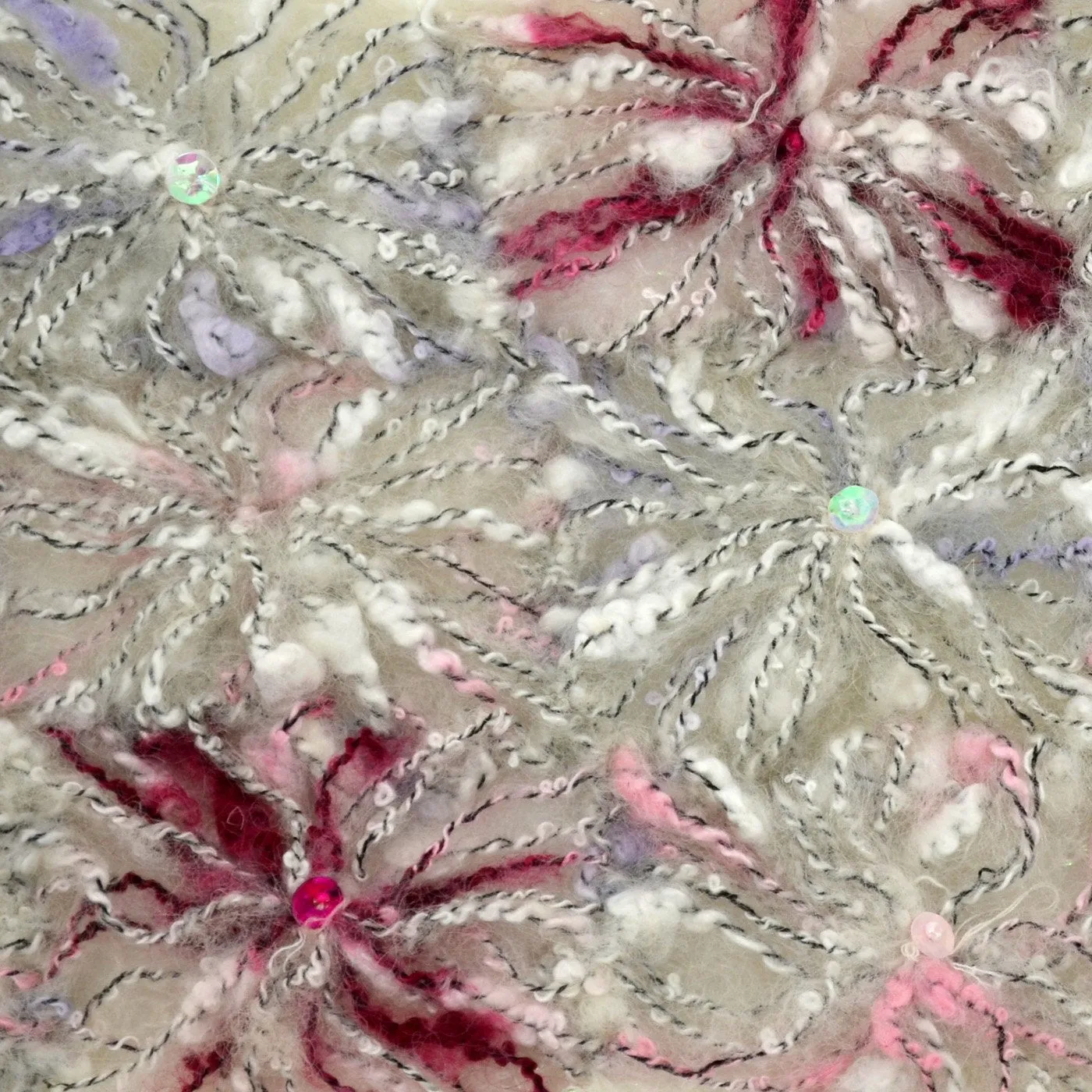 Lana Sequin Crocheted Scarf