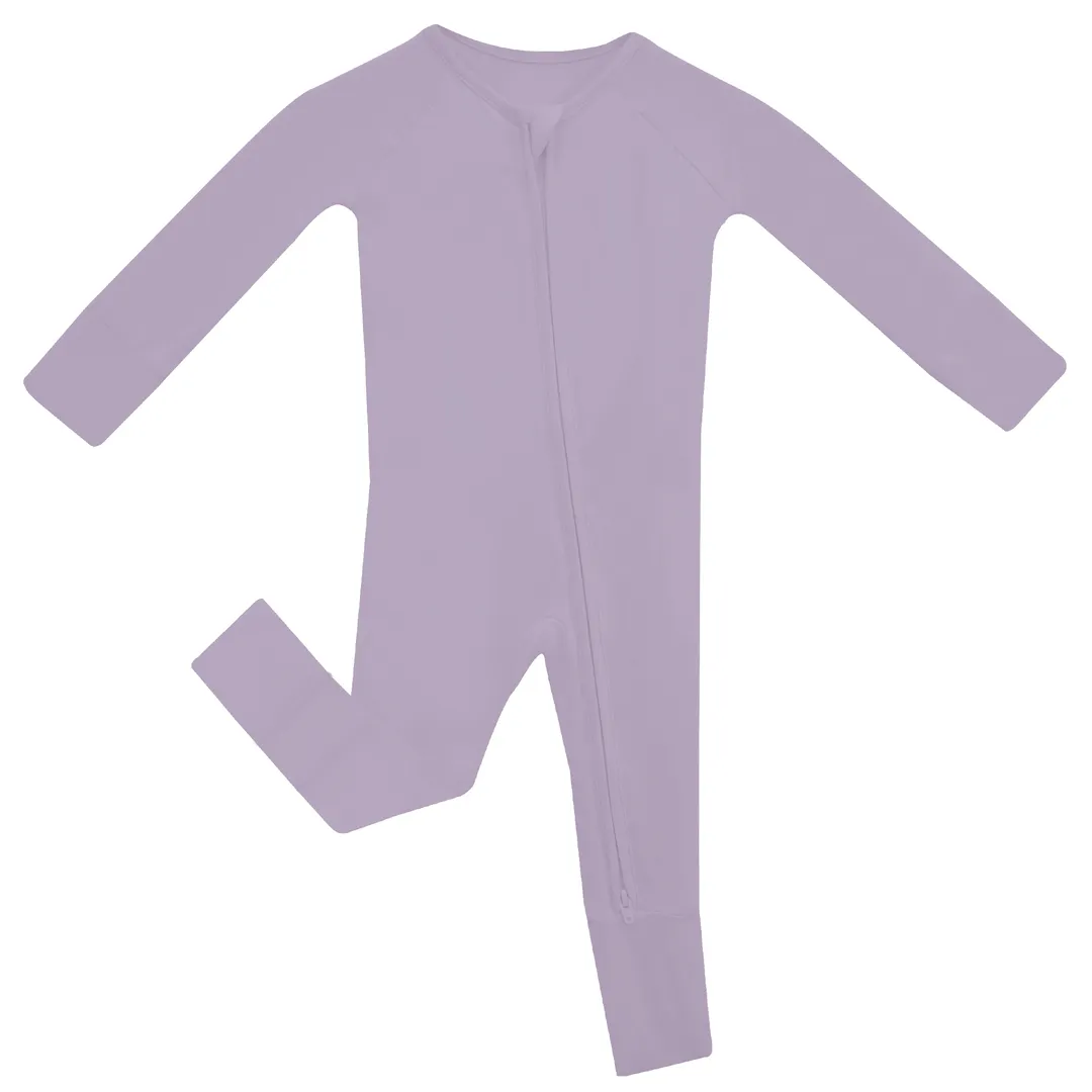 Lilac Bamboo Convertible Zippered Sleeper