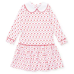 Lillian Girls' Dress - Heart to Heart Pink