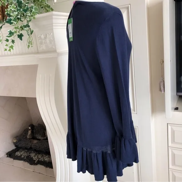 Lilly Pulitzer Navy Adela Sweater New Size L