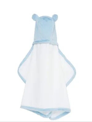 LITTLE GIRAFFE Baby's Blue Super Absorbent Luxe Baby Towel One Size NWT