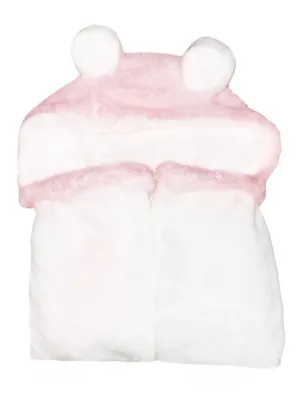 LITTLE GIRAFFE Baby's Pink Cotton Chenille Plush Bath Towel Robe One Size NWT