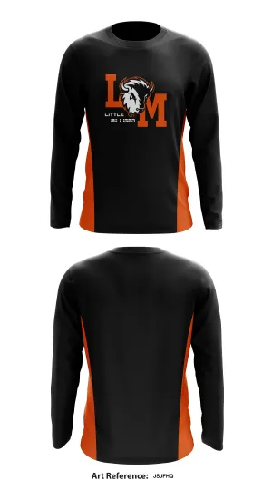 Little Milligan Buffaloes Store 1 Core Men's LS Performance Tee - wee3wM