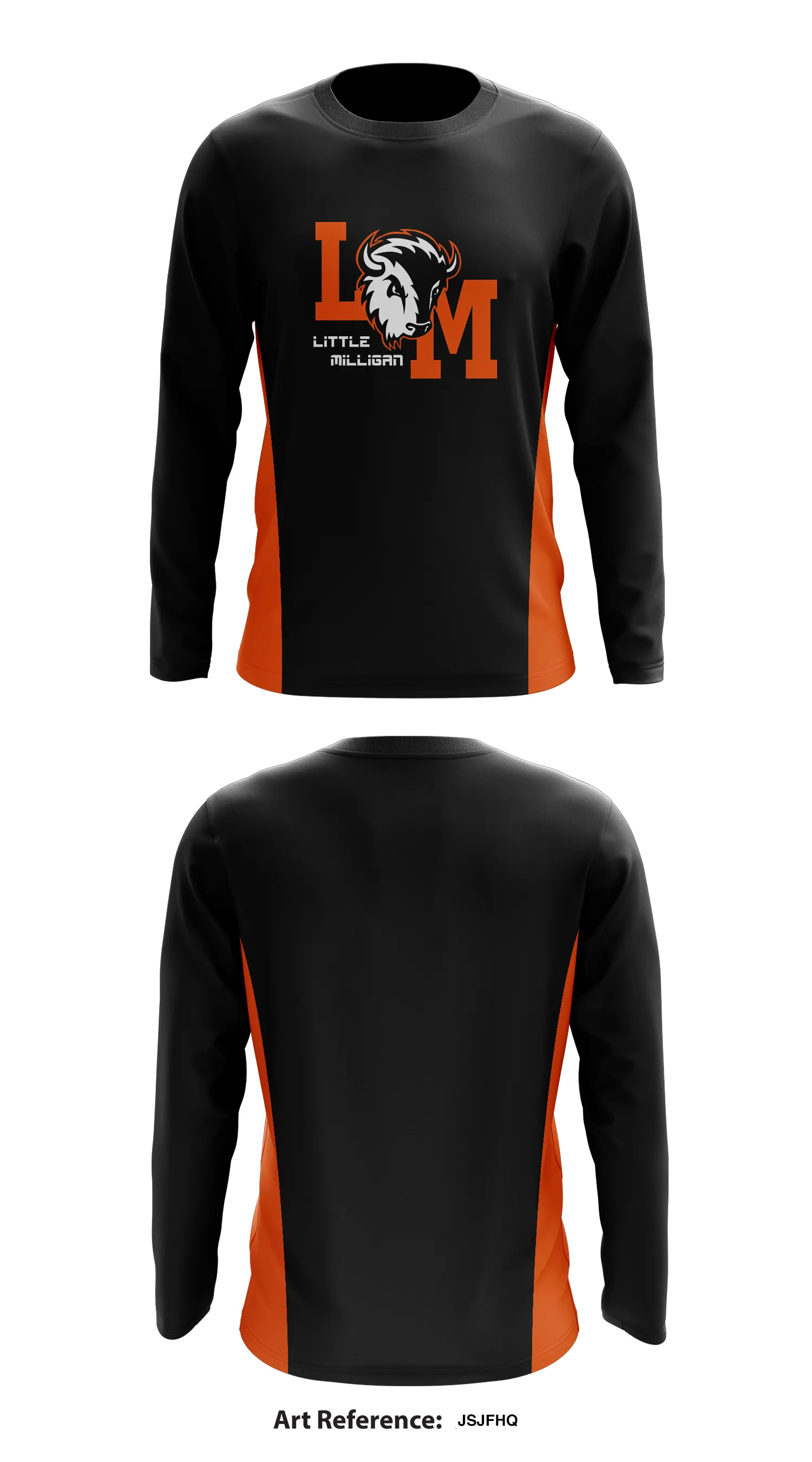 Little Milligan Buffaloes Store 1 Core Men's LS Performance Tee - wee3wM