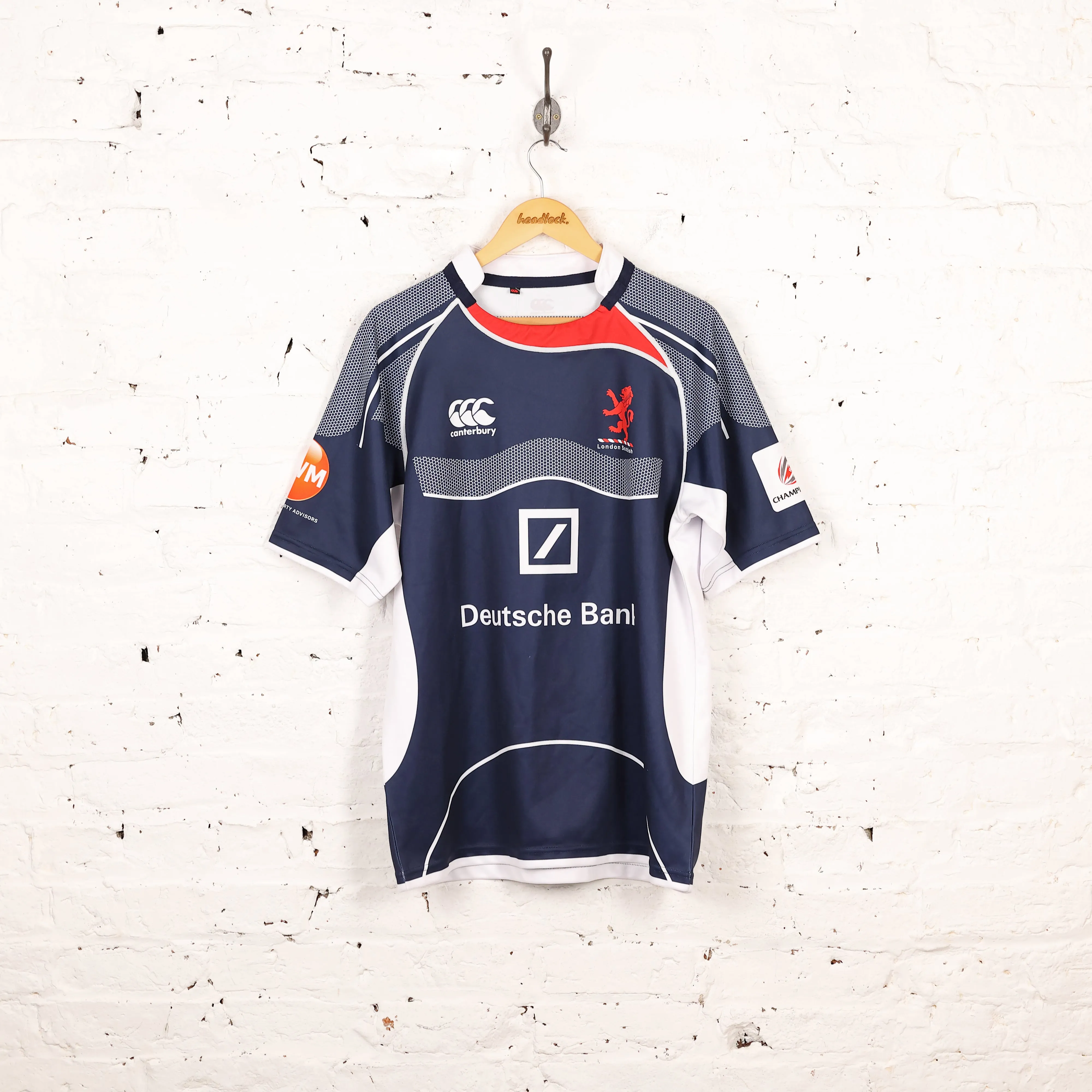 London Scottish Canterbury Rugby Shirt - Blue - L
