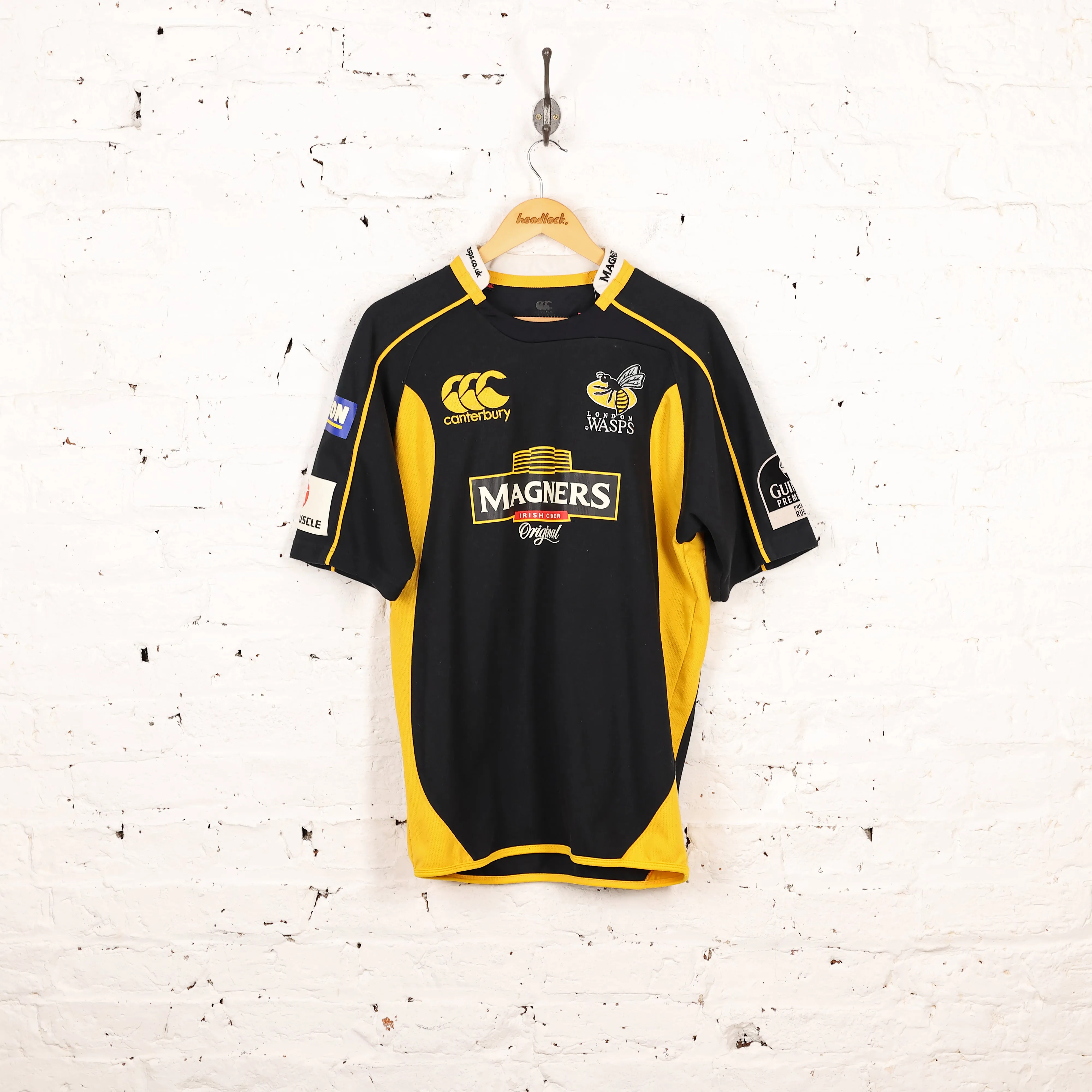 London Wasps Canterbury Rugby Shirt - Black - M