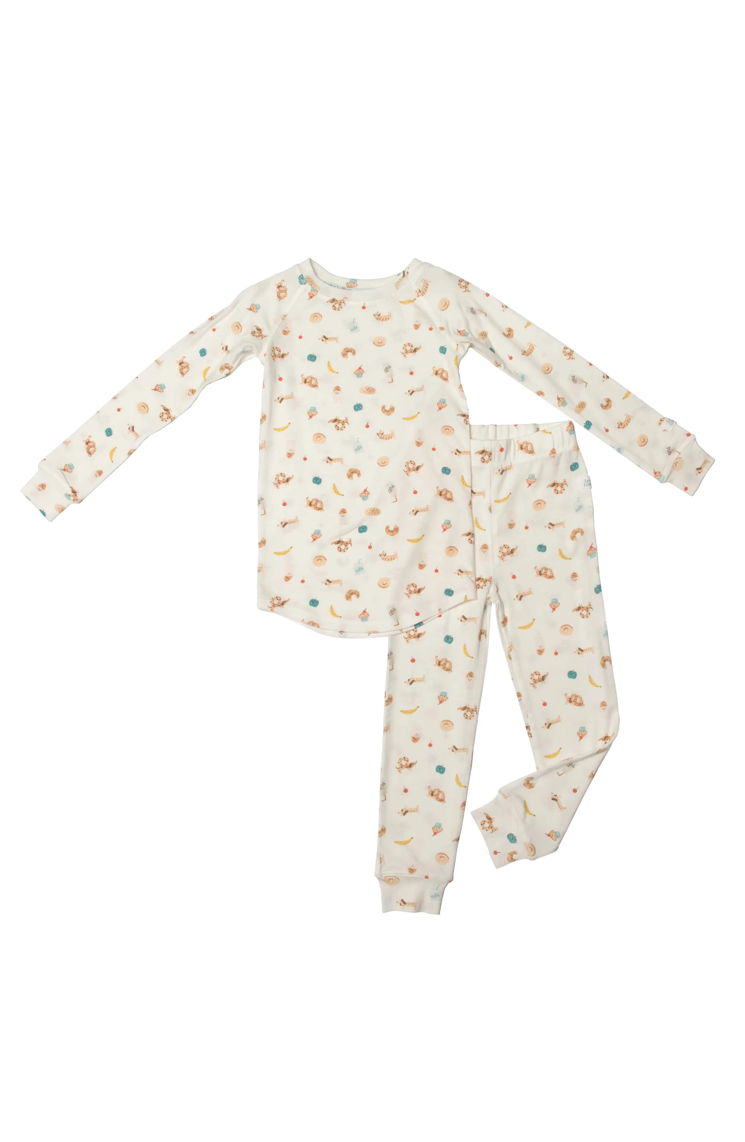 Long Sleeve Pajama Set - French Breakfast
