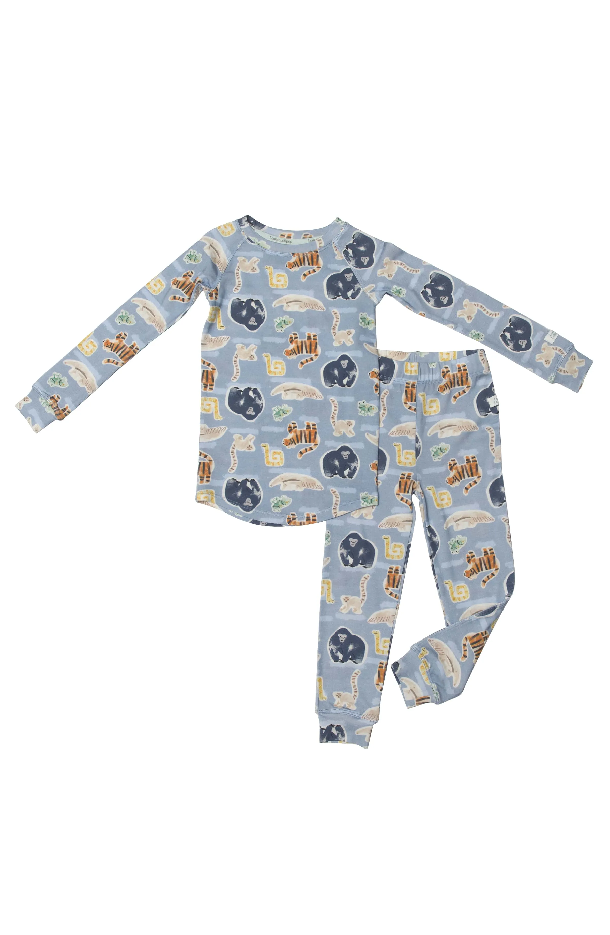 Long Sleeve Pajama Set - Jungle Friends