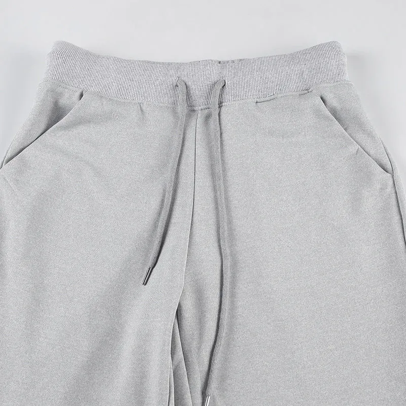 Loose Straight Leg Wide Leg Pants