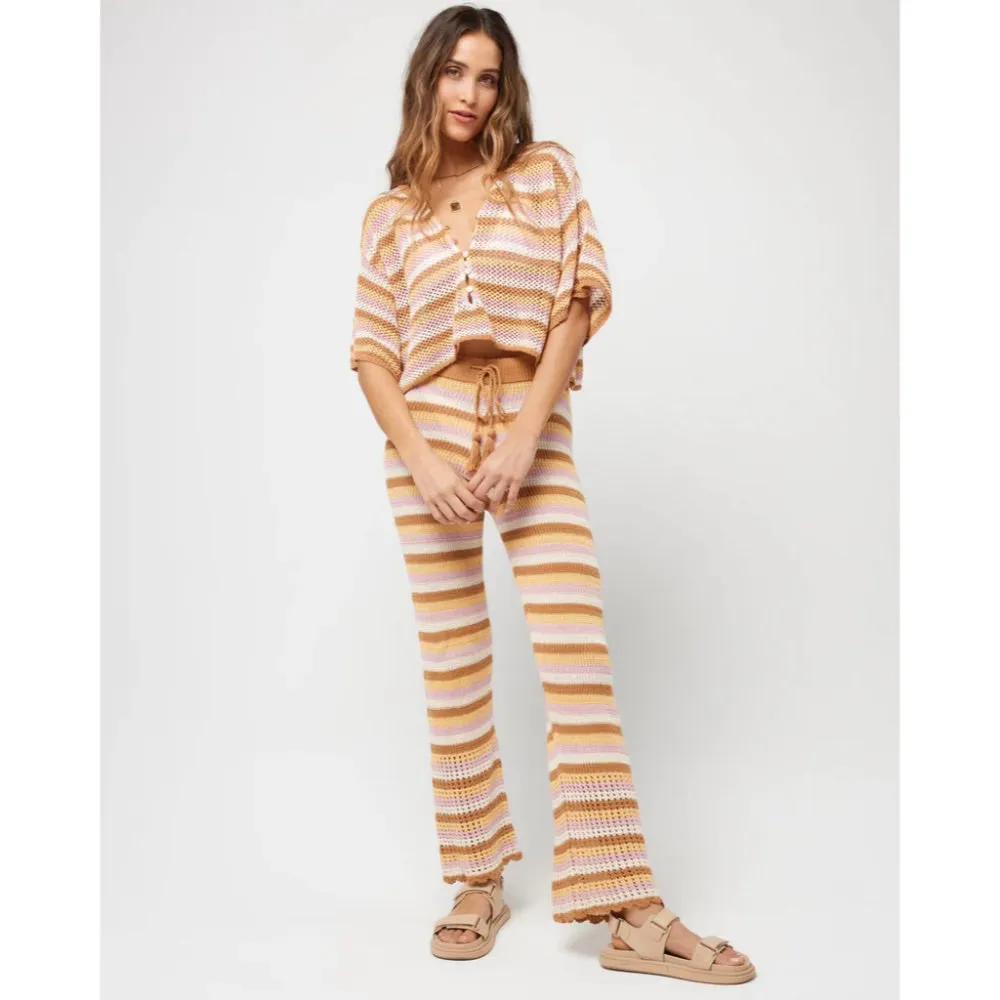 L*SPACE TURN THE TIDE PANT CANCUN STRIPE