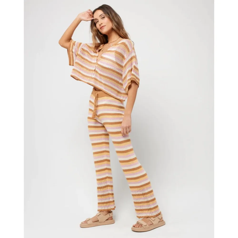 L*SPACE TURN THE TIDE PANT CANCUN STRIPE