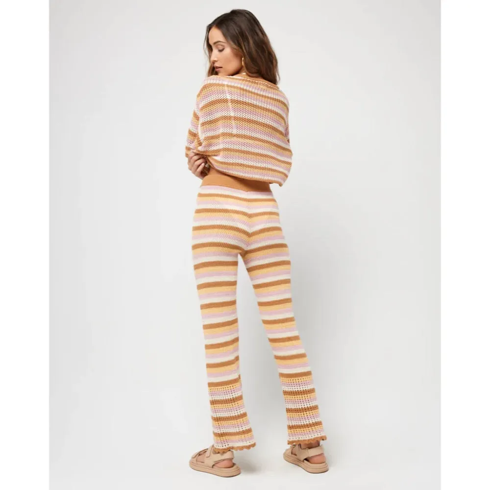 L*SPACE TURN THE TIDE PANT CANCUN STRIPE