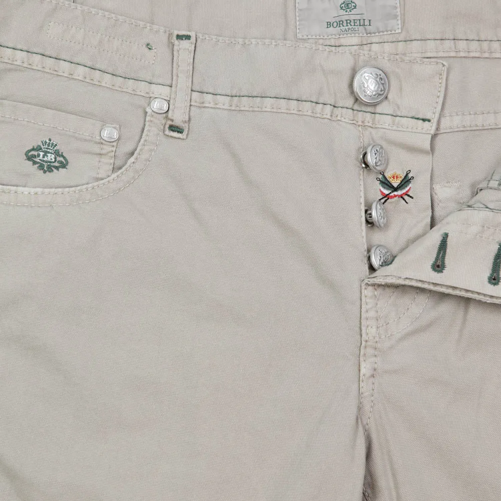 Luigi Borrelli Beige Pants - 40 US / 56 EU