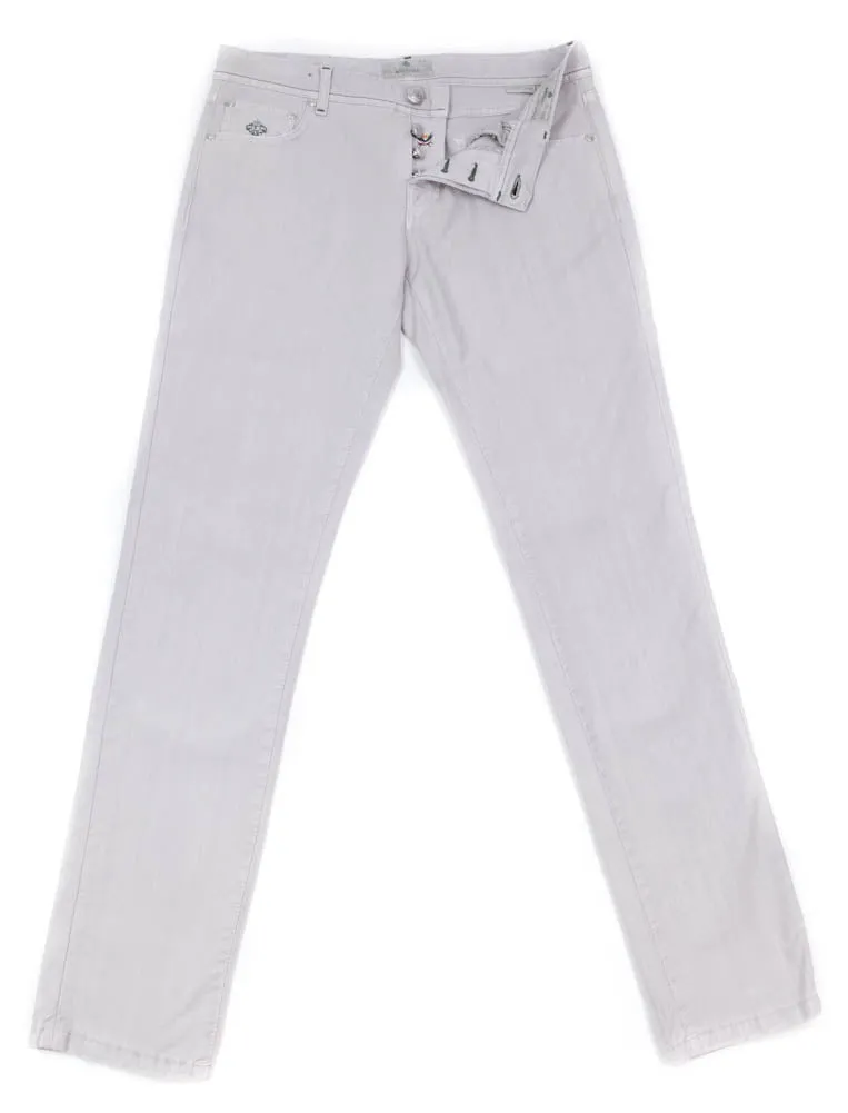 Luigi Borrelli Light Gray Pants - 35 US / 51 EU