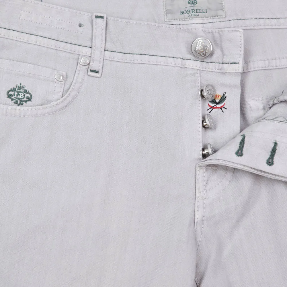Luigi Borrelli Light Gray Pants - 35 US / 51 EU
