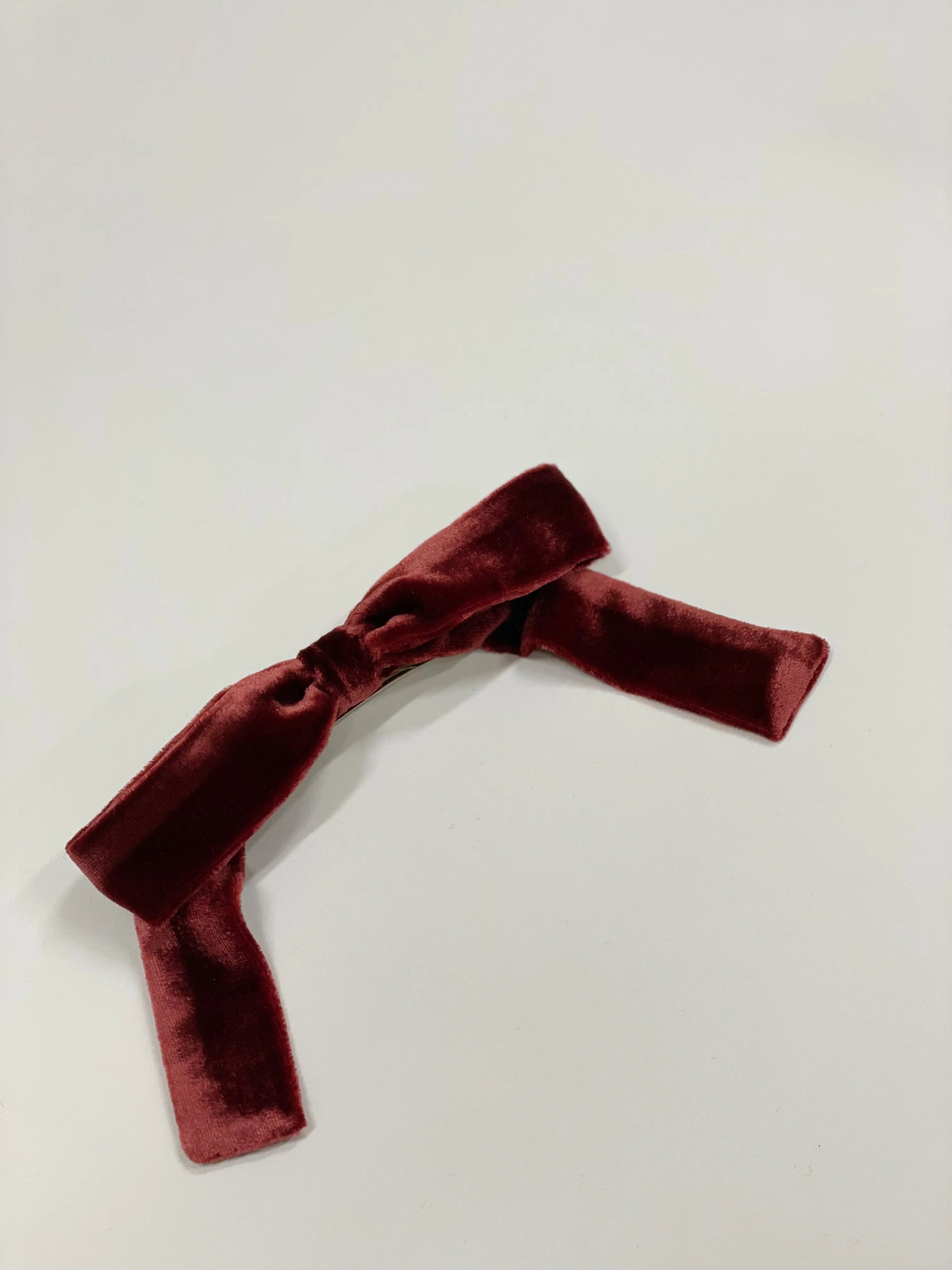 Lyn Velvet Bow Barrette (more colors available)