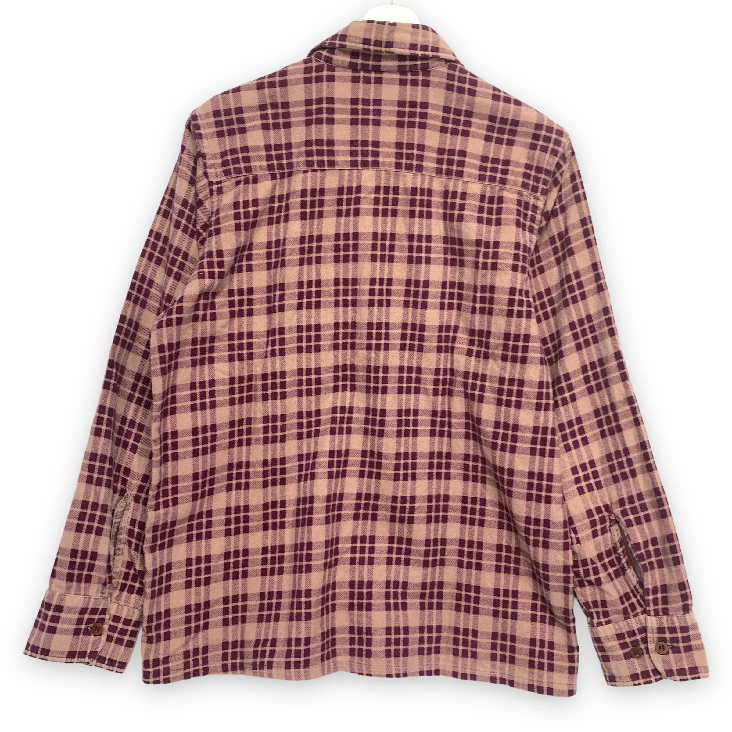 [M] Needles Plaid Flannel BD Shirt