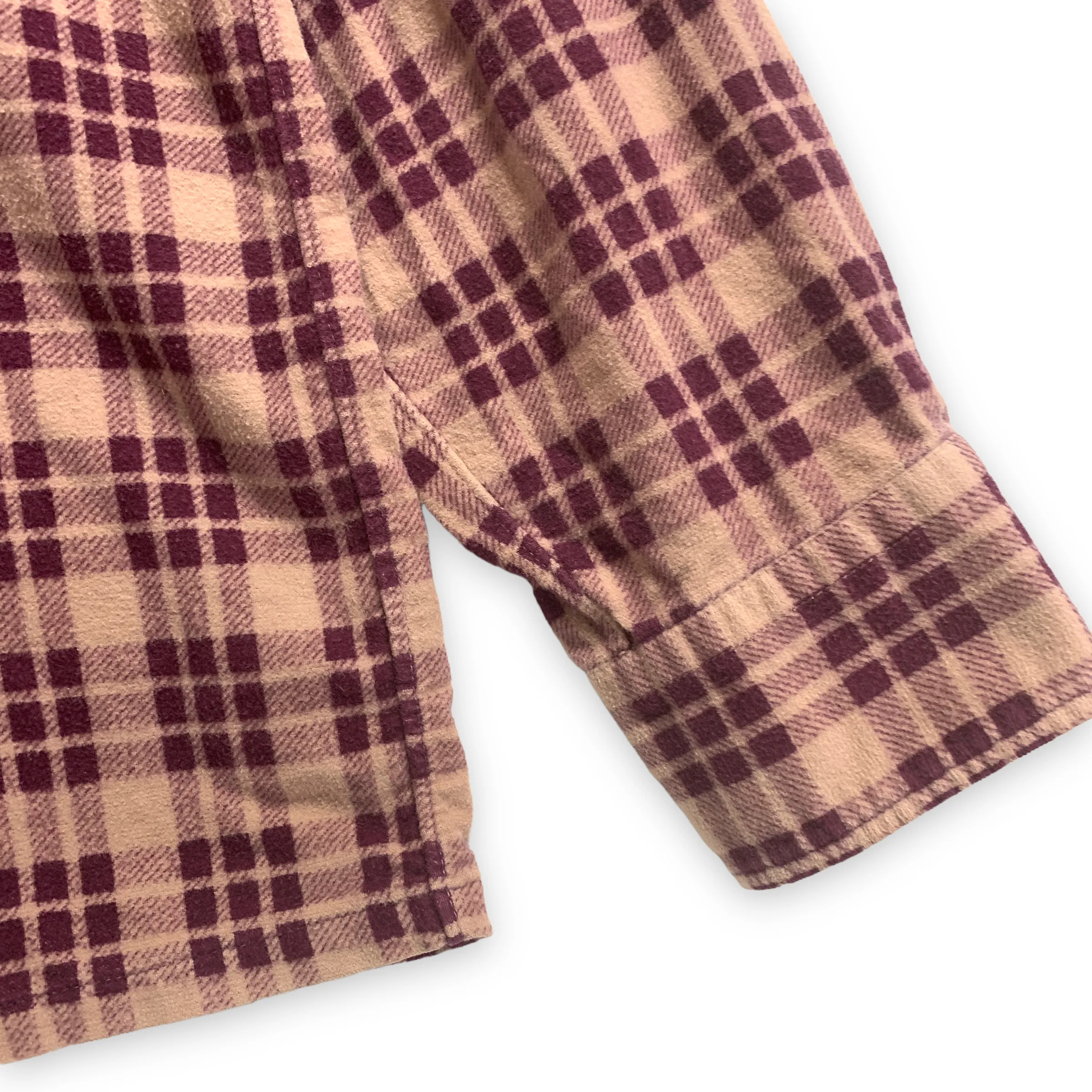 [M] Needles Plaid Flannel BD Shirt