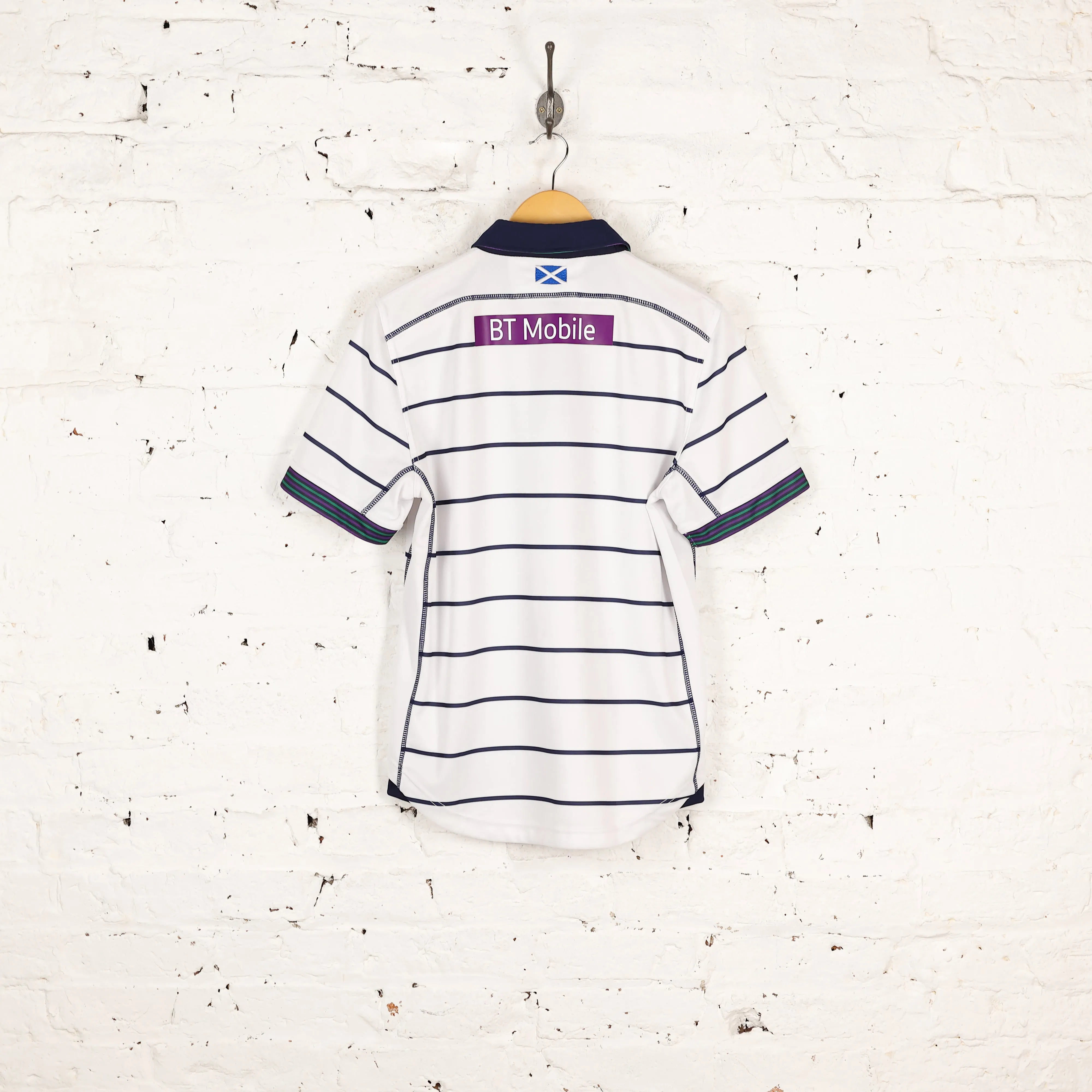 Macron Scotland 2016 Away Rugby Shirt - White - M