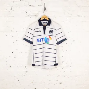 Macron Scotland 2016 Away Rugby Shirt - White - M